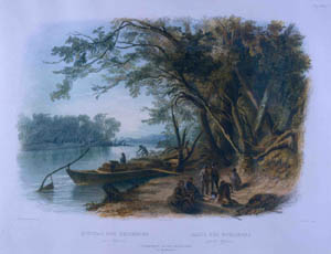 Encampment of the Travellers on the Missouri