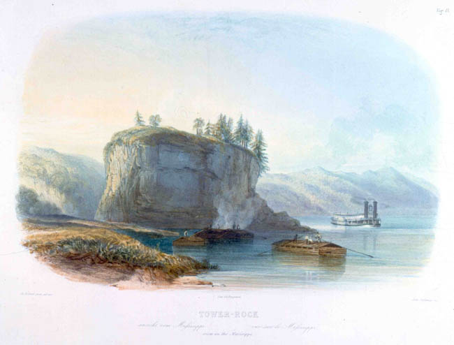 Tower Rock - View on the Mississippi